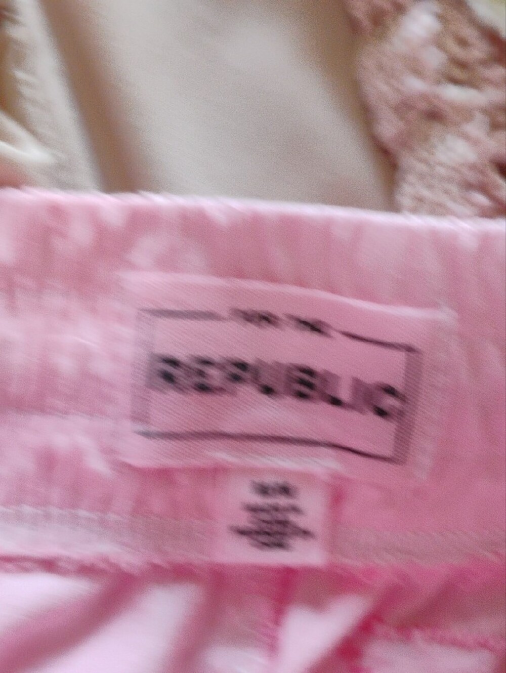 Upcycled Pink Patchwork Bloomer Pants Lace Trim, Cottagecore Floral Applique - Picture 10 of 11